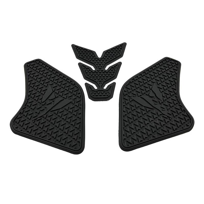 Kraftstofftankpad Gas FÜR FÜR MT07 2021-2023 Motorradzubehör Rutschfeste Seitenaufkleber Den Kraftstofftank Wasserdichtes Pad Gummiaufkleber Abdeckung Aufkleber(A set) von ForgUe