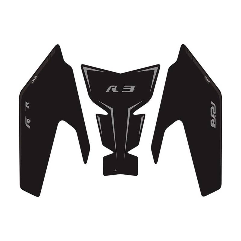 Kraftstofftankpad Gas FÜR FÜR R3 2019-2024 2023 Motorrad Anti Slip Kraftstoff Tank Pad Schutz Aufkleber Decals Zubehör Abdeckung Aufkleber(Multi-colored 8) von ForgUe