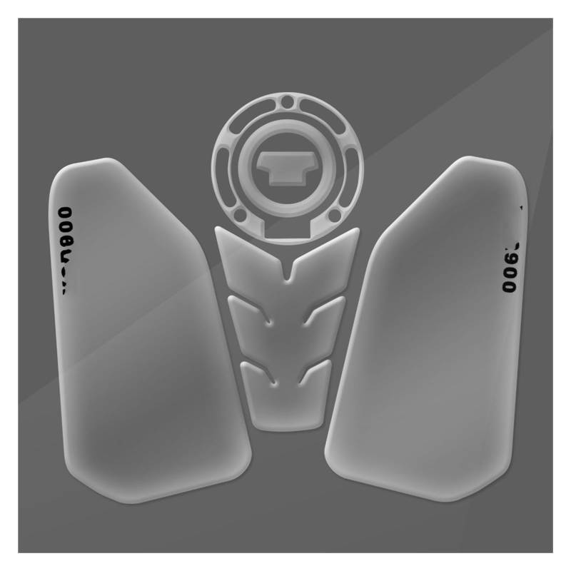 Kraftstofftankpad Gas Für Für XSR900 Für XSR900 Für GP 2022-2024 Motorrad Tank Pad Epoxidharz Transparent Fischgräten Aufkleber Abdeckung Aufkleber(Multi-colored2) von ForgUe