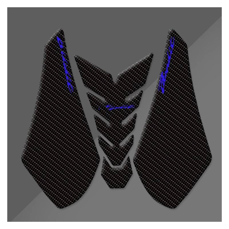 Kraftstofftankpad Gas Für S&uzuki Für Bandit650 Für GSF650 2007-2012 2016 Motorrad Tank Pad Transparent Fishbone Aufkleber Abdeckung Aufkleber(Multi-colored7) von ForgUe