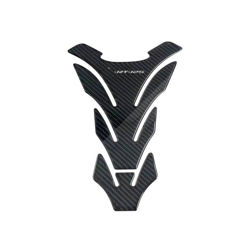 Kraftstofftankpad Gas Motorrad Kraftstoff Tank Pad Abdeckung Schutz Aufkleber Aufkleber Für MT125 Abdeckung Aufkleber(BlackB-4) von ForgUe