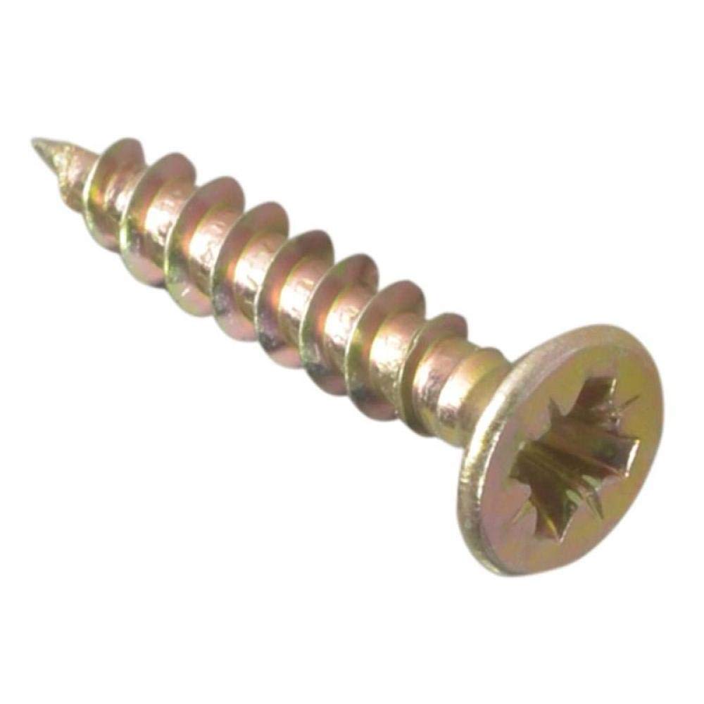 ForgeFix Mehrzweck-Einzelgewindeschrauben, 3,5 x 20 mm, Zinkgelb, passiviert, Box 200 Stück ForgeFix Mehrzweck-Einzelgewindeschrauben, 3,5 x 20 mm, Zinkgelb, passiviert, Box 200 Stück von Forgefix