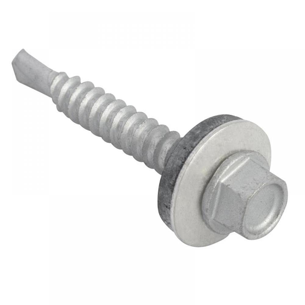 TechFast Dachschrauben aus Blech auf Stahl, leicht, 5,5 x 38 mm, Elementech, 100 Stück TechFast Dachschrauben aus Blech auf Stahl, leicht, 5,5 x 38 mm, Elementech, 100 Stück von Forgefix