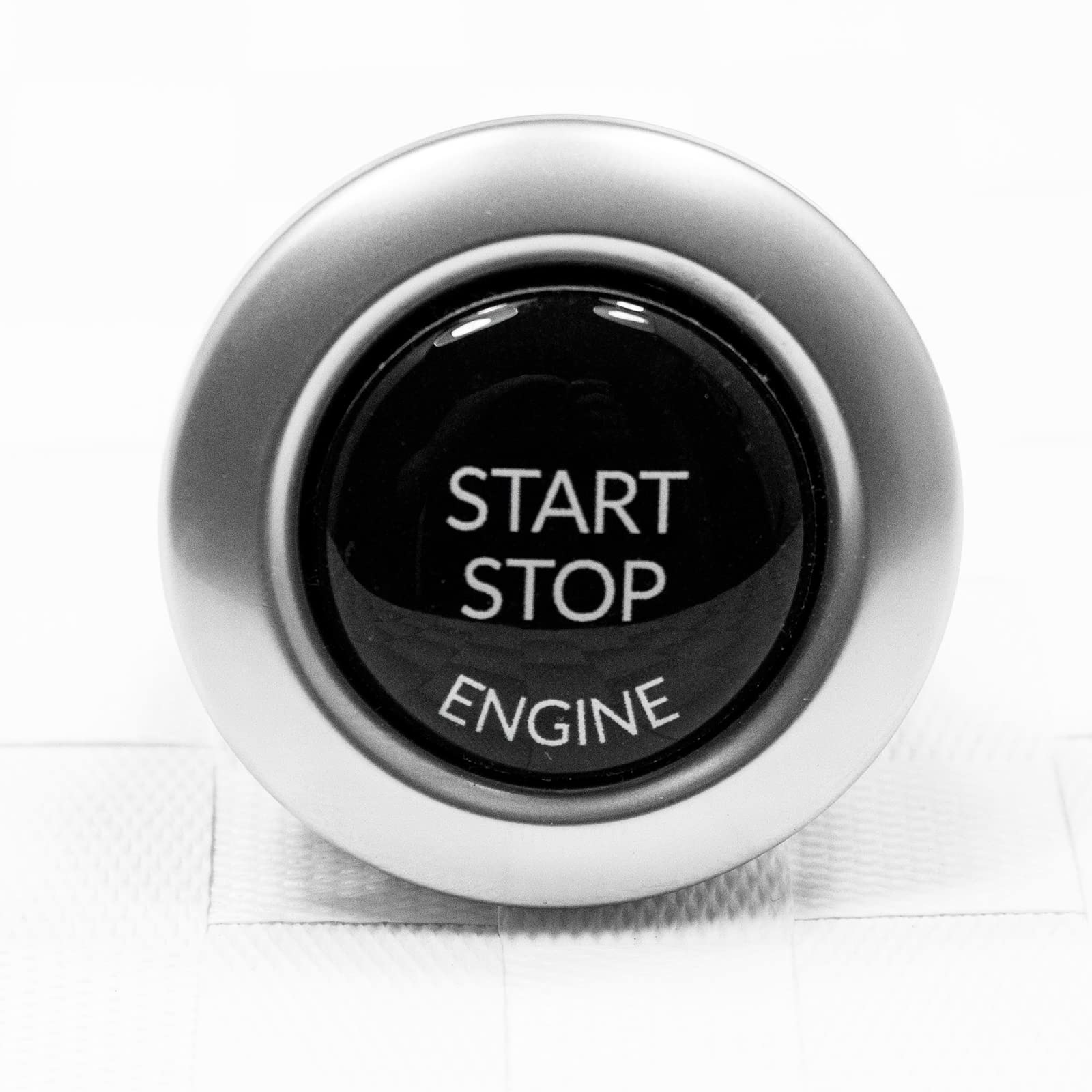 Start Stop Engine Knopf (1 Stück) Aufkleber Reparatur Schalter Schutz Kappe Austausch Taste Tastenabdeckung zündschlüssel Cover Zündung Schwarz von Forma E-Commerce