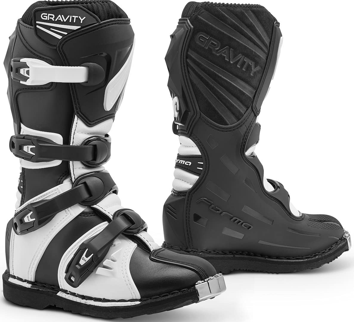 Forma Gravity Motocross Stiefel Schwarz/Weiß 34 von Forma
