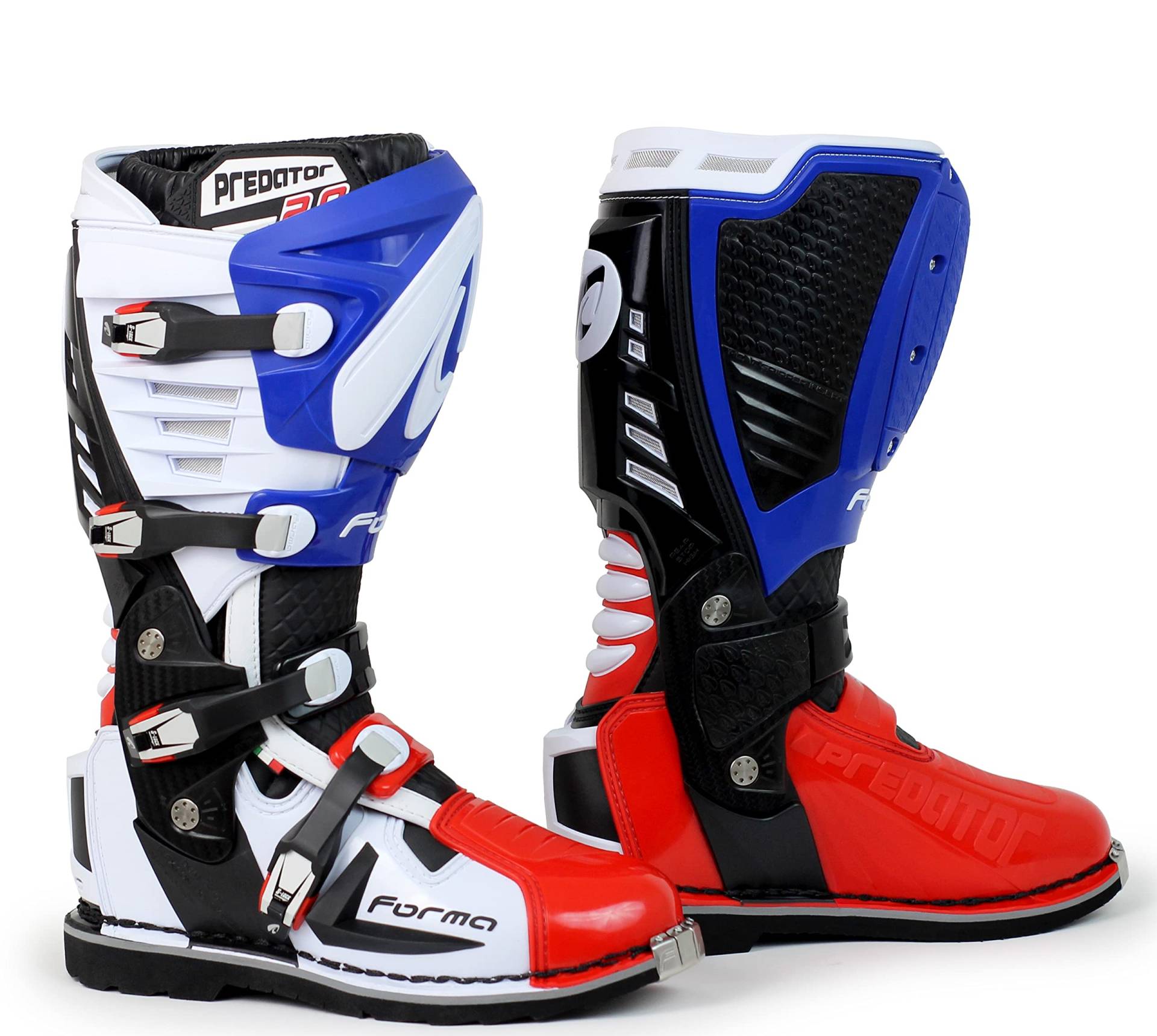 Forma Predator 2.0 zugelassen, CE WHITE/BLUE/RED T43 von Forma