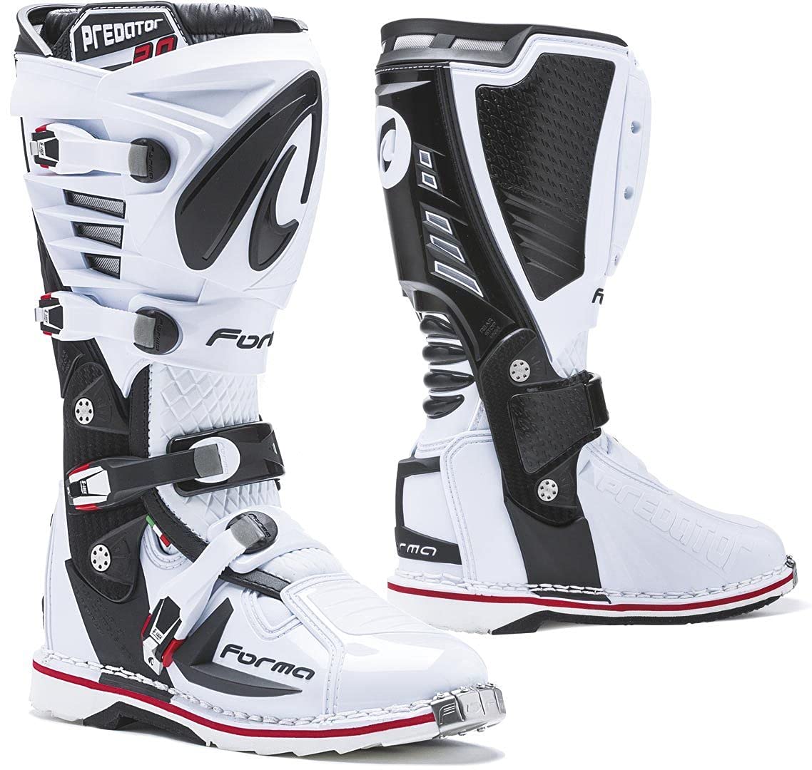 Forma Predator 2.0 Motorradstiefel, Weiß, Größe 48 von Forma