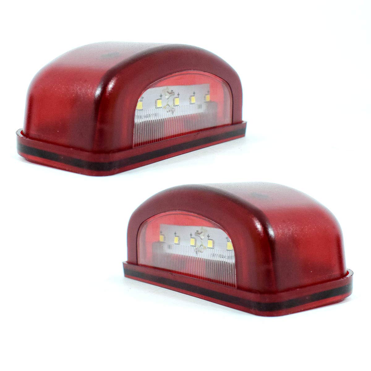 2x Rot Weiss LKW PKW 12V/24V LED Kennzeichenbeleuchtung Nummernschild Beleuchtung Lampe Leuchte Licht Anhänger Wohnmobil Wohnwagen Bus 2x Rot Weiss LKW PKW 12V/24V LED Kennzeichenbeleuchtung Nummernschild Beleuchtung Lampe Leuchte Licht Anhänger Wohnmobil Wohnwagen Bus von Formplas