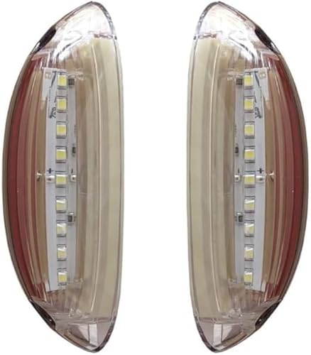Formplas 2x Positionsleuchten LED, Anhänger Beleuchtung Set LED, Links und Rechts, Weiß Gelb Rot, Maße L: 140mm H: 100mm D: 40mm, Arbeitsspannung: 12-24V Formplas 2x Positionsleuchten LED, Anhänger Beleuchtung Set LED, Links und Rechts, Weiß Gelb Rot, Maße L: 140mm H: 100mm D: 40mm, Arbeitsspannung: 12-24V von Formplas