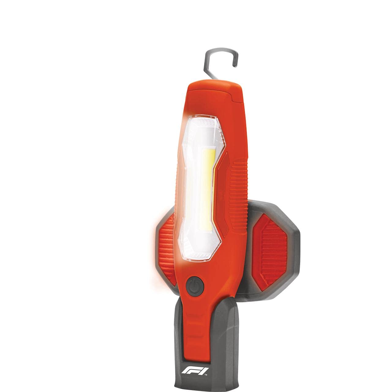 Formula 1 COB-LED Arbeitsleuchte Werkstattlampe 600 Lumen,wiederaufladbar mit USB,mit Haken zum Aufhängen,Magnet,für Auto,Werkstatt Formula 1 COB-LED Arbeitsleuchte Werkstattlampe 600 Lumen,wiederaufladbar mit USB,mit Haken zum Aufhängen,Magnet,für Auto,Werkstatt von Formula 1