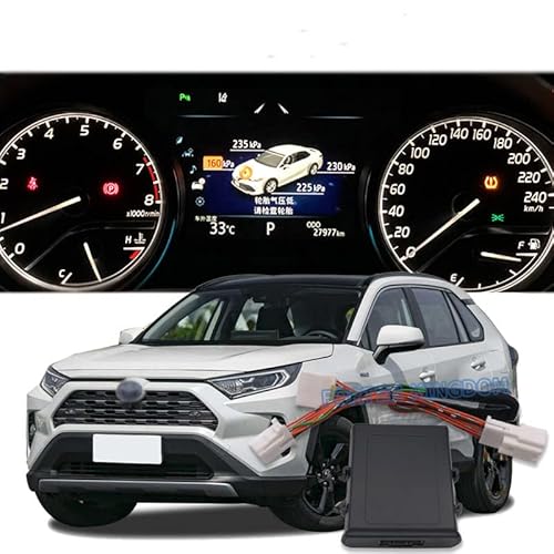 Forten Kingdom TPMS Reifen Digital LCD Display Auto Security Alarm Reifendruckkontrollsystem Fit für Toyota RAV4 2019 2020 2021 2022 von Forten Kingdom