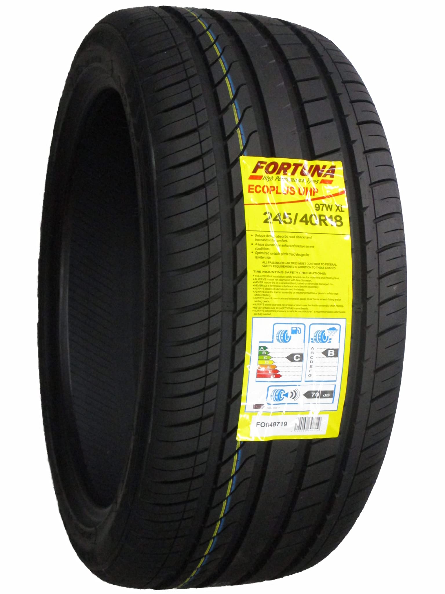 FORTUNA Sommerreifen 245/40 R 18 XL TL 97W ECOPLUS UHP BSW FORTUNA Sommerreifen 245/40 R 18 XL TL 97W ECOPLUS UHP BSW von Fortuna