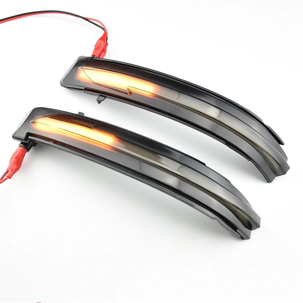 Fouedy Dynamische LED-Seitenspiegelblinker, fließendes Licht, kompatibel mit Nissan X-Trail T32 Qashqai J11 Murano Z52 Navara NP300 Pathfinder Juke, Gelb, 2 Stück Fouedy Dynamische LED-Seitenspiegelblinker, fließendes Licht, kompatibel mit Nissan X-Trail T32 Qashqai J11 Murano Z52 Navara NP300 Pathfinder Juke, Gelb, 2 Stück von Fouedy