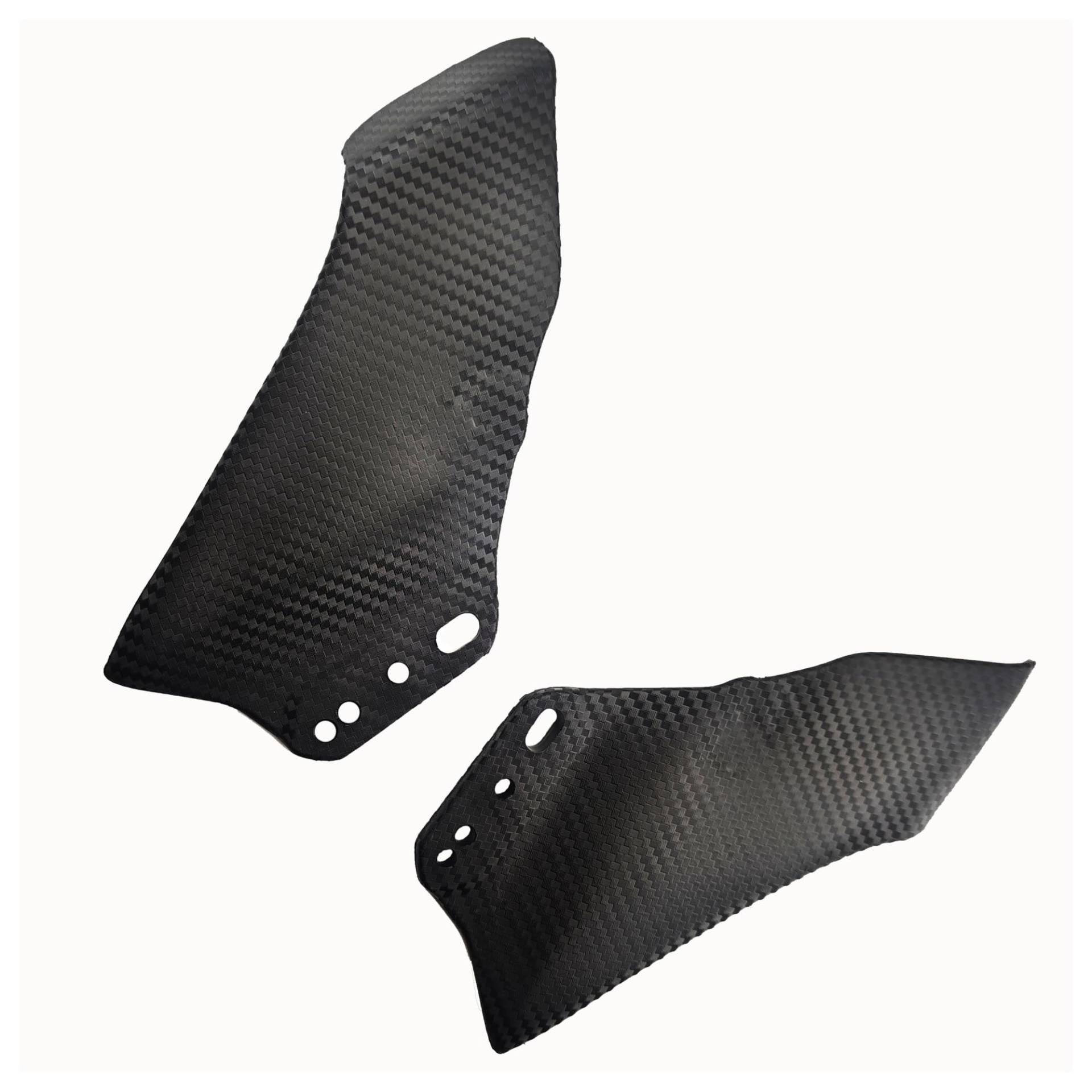 Motorrad Winglets Universal Motorrad Verkleidung Für Hond&a CBR650R CBR 650 R Teile Aerodynamische Flügel Feste Winglet Verkleidung Flügel Spoiler Deflektor (Color : B) von FouncY