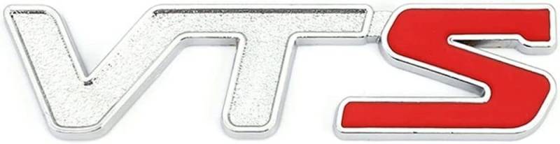 Fouring Vts Logo Abzeichen Embleme Auto Gilt für den Gepäckraum Auto von C2 C3 C4 C5 Abzeichen (VTS Emblem) von Fouring