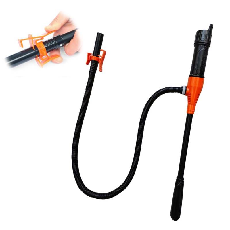 Benzinpumpe für Kanister, Elektrische Transferpumpe, Batteriebetriebene Flüssigkeitstransferpumpe, Tragbare Elektrische ölpumpe, Siphon Dieselpumpe Fasspumpe Automatische Kanisterpumpe Gas 2.4 GPM von Fouvin