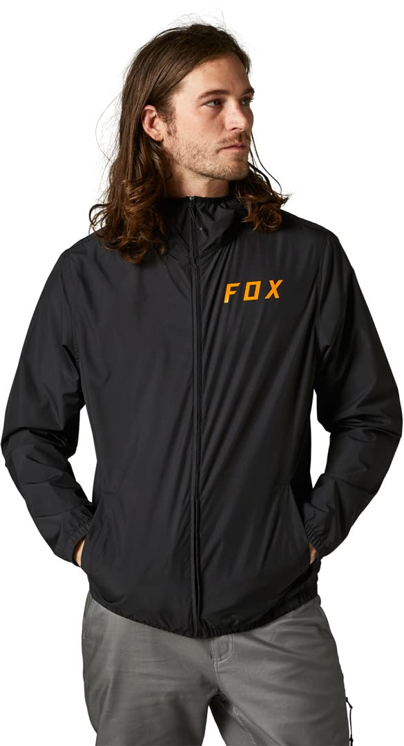 FOX Clean Up Windbreaker Jacket Black L von FOX