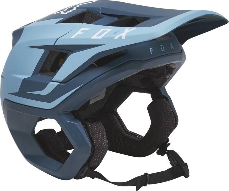 FOX Dropframe Pro Hlmt Sideswipe,Ce[Blk/Gld] Light Blue L von FOX