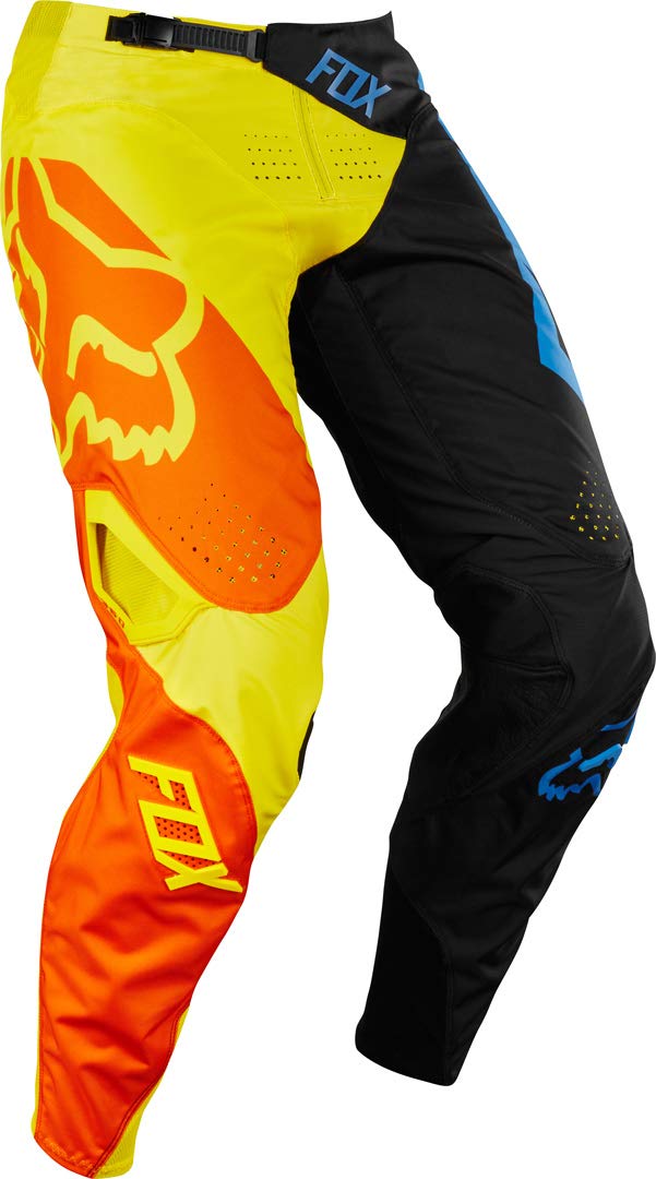 FOX Pants 360 Preme, Black/Yellow, Größe 30 von FOX
