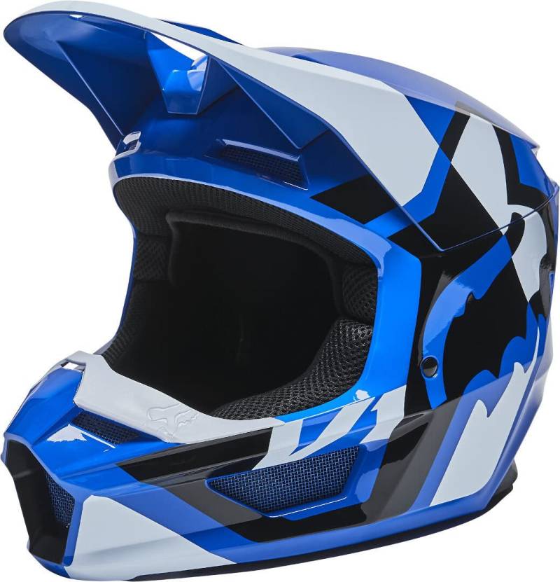FOX V1 Lux Helmet, Ece Blue XL von FOX