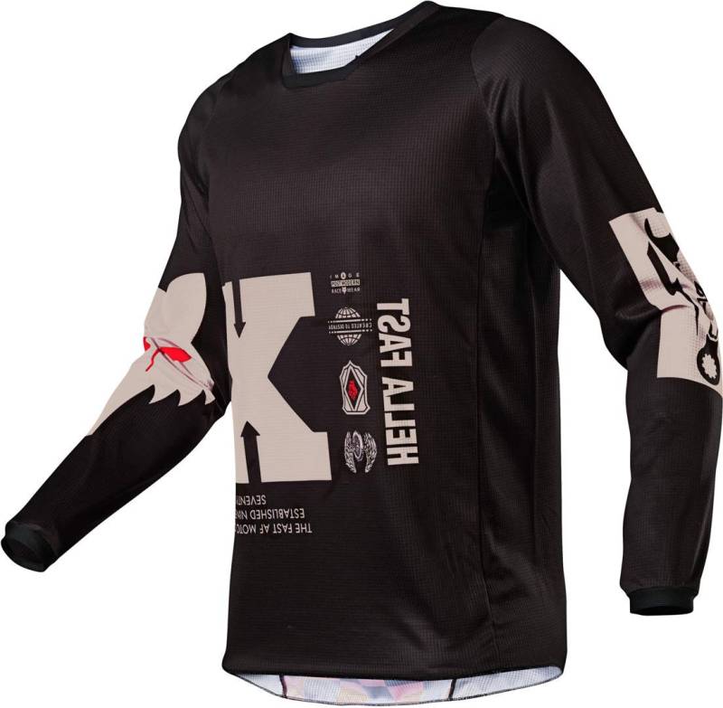 Fox 180 ILLMATIK Jersey Black S von Fox Racing
