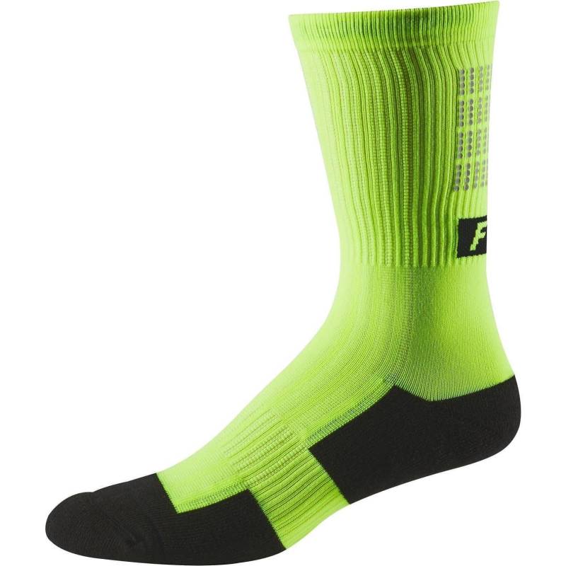 Fox 8" Trail Cshn Sock Lunar Day Glo Yellow von Fox
