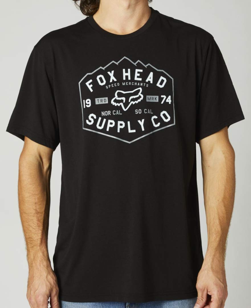 Fox Backbone Ss Tech Tee Black Fox Backbone Ss Tech Tee Black von Fox