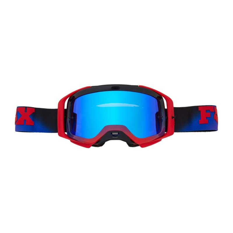 Fox Racing Airspace Motocross Brille, Streifen Flo Red - Spark, verspiegelte Gläser von Fox Racing