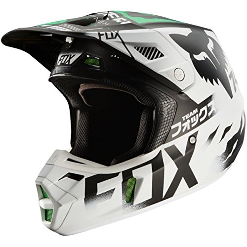 Fox Racing V-2 Union Pro Circuit Se Helmet White/Black/Green von Fox Racing