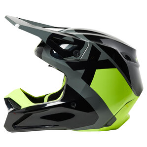 V1 Xpozr Crosshelm Mod. 2023 Schwarz Grau Neon Fox von Fox