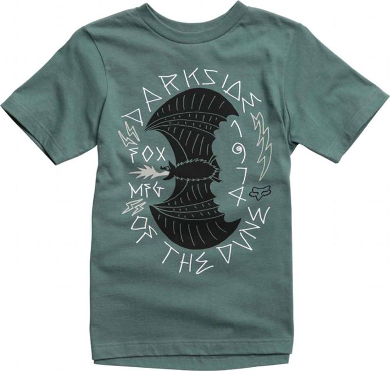 FOX Youth Curio Ss Tee, Emerald, Größe YM von FOX