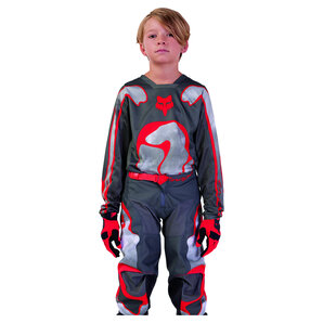 Fox 180 Atlas Youth Jersey Grau Rot von Fox