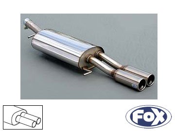 Fox AU071012-068 Stoßstangenausschnitt Endschalldämpfer von Fox