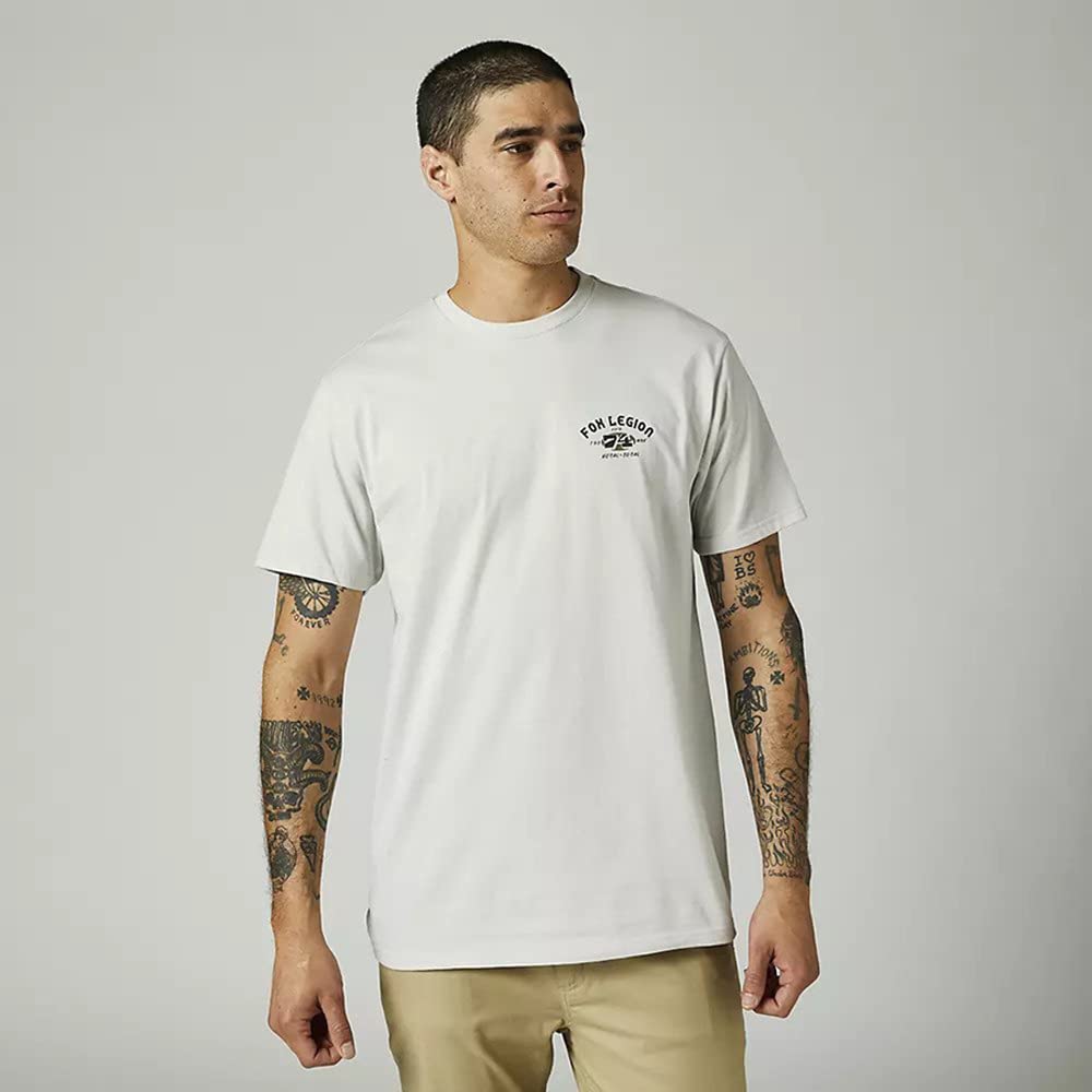 Fox At Bay Ss Premium Tee Light Grey Fox At Bay Ss Premium Tee Light Grey von Fox