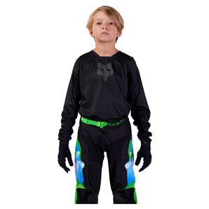 Fox Blackout Youth Jersey Schwarz von Fox