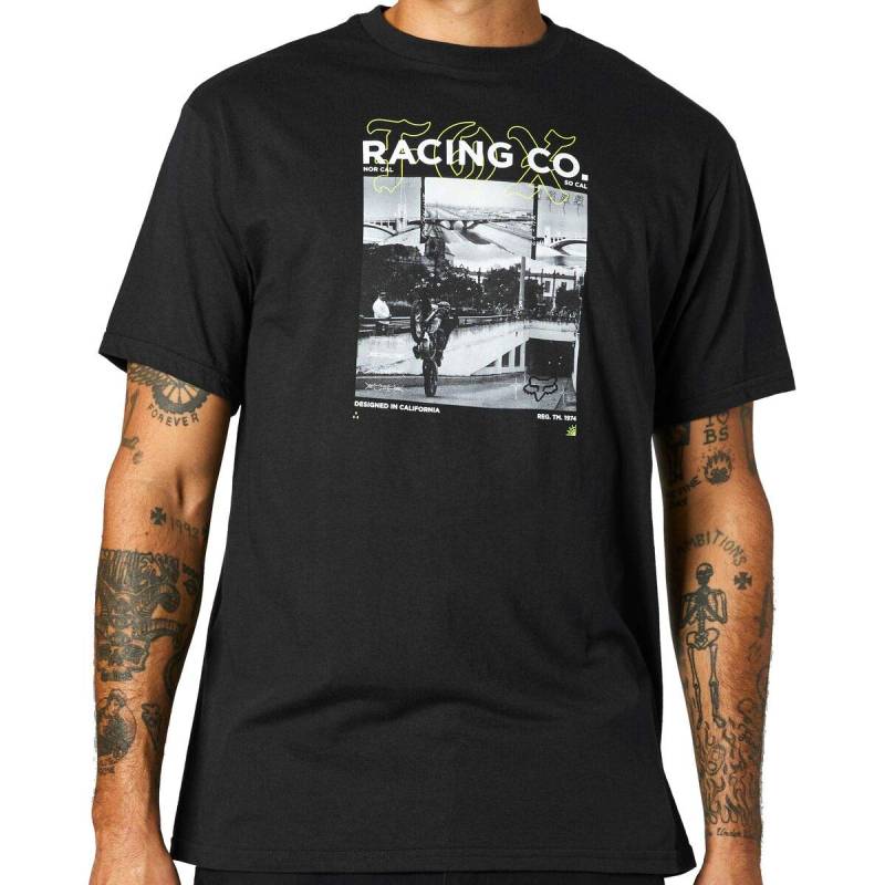 Decrypted Ss Tee Black von Fox Racing