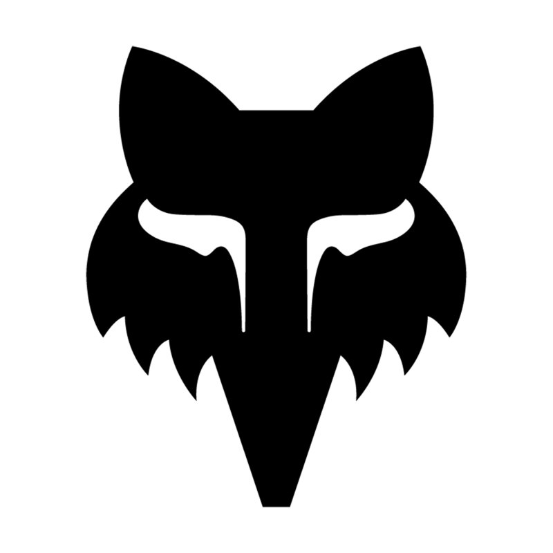 Fox Fox Head 4" - Die Cut Vinyl [Blk] von Fox