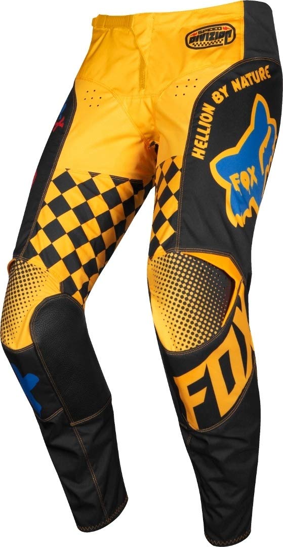 Fox Pants Junior 180 Czar Black/Yellow Y22 von Fox