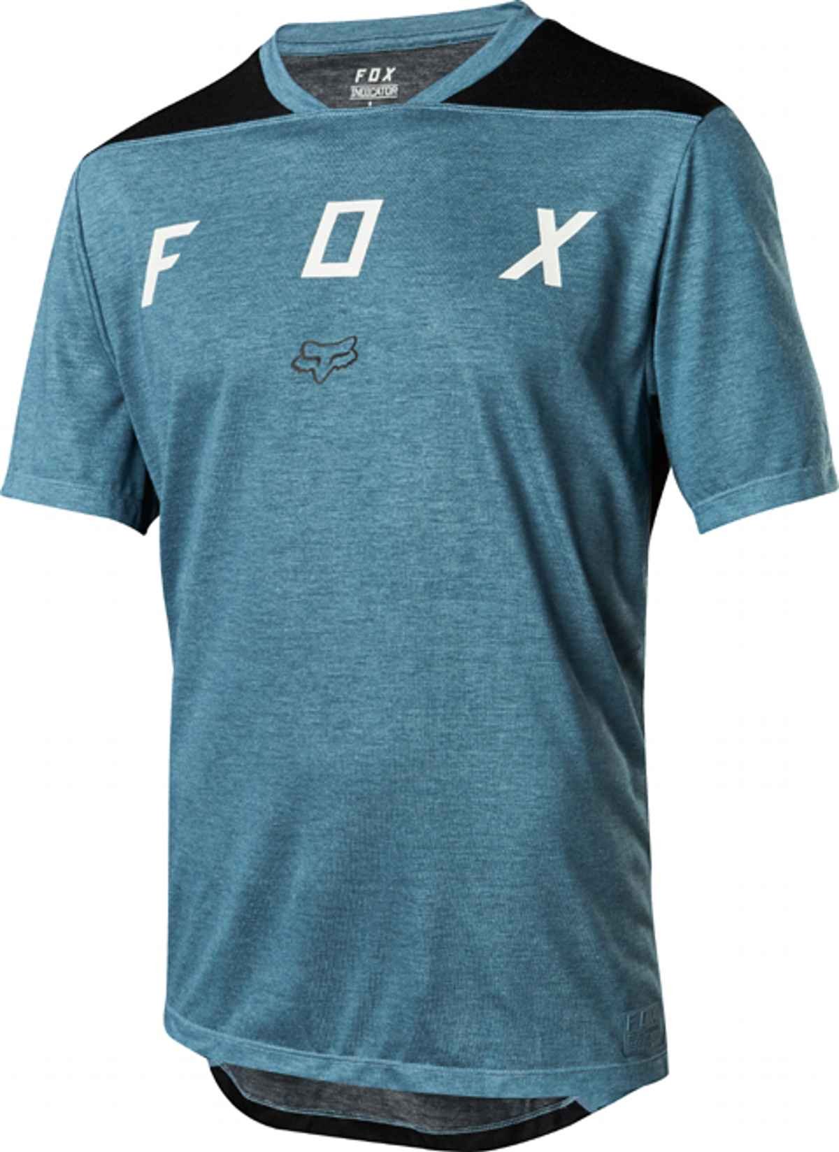 Fox Indicator Ss Mash Camo Jersey, Blau, Größe S von Fox