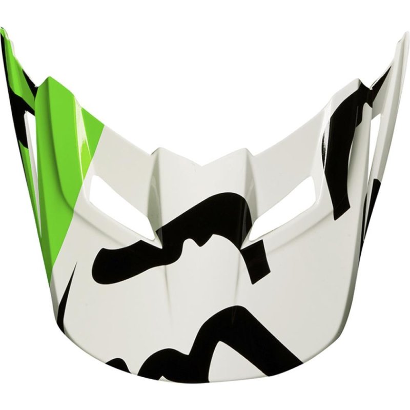 Fox MX18 V1 HELMET VISOR - RACE [WHT/BLK/GRN] von Fox