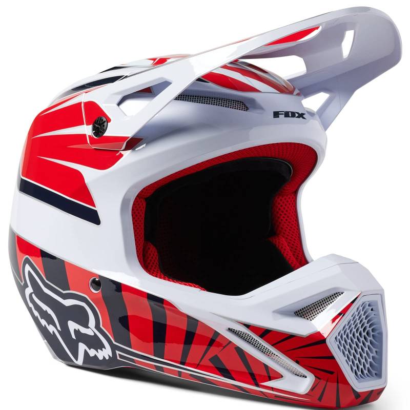 Fox Motocross-Helm V1 Goat Rot Gr. L von Fox