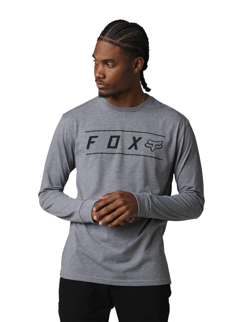 Fox Pinnacle Ls Tech Tee Heather Graphite von Fox