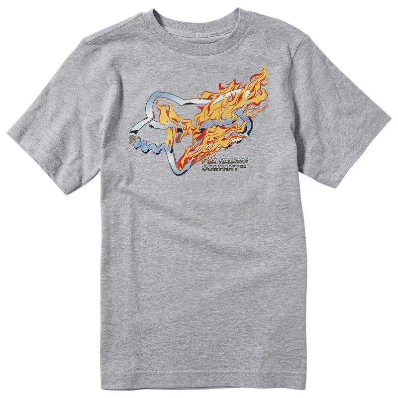 Fox Youth Turn N Burn Ss Tee Light Heather Grey von Fox
