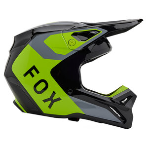 Fox V1 Lean MX24 Crosshelm Grau Gelb von Fox