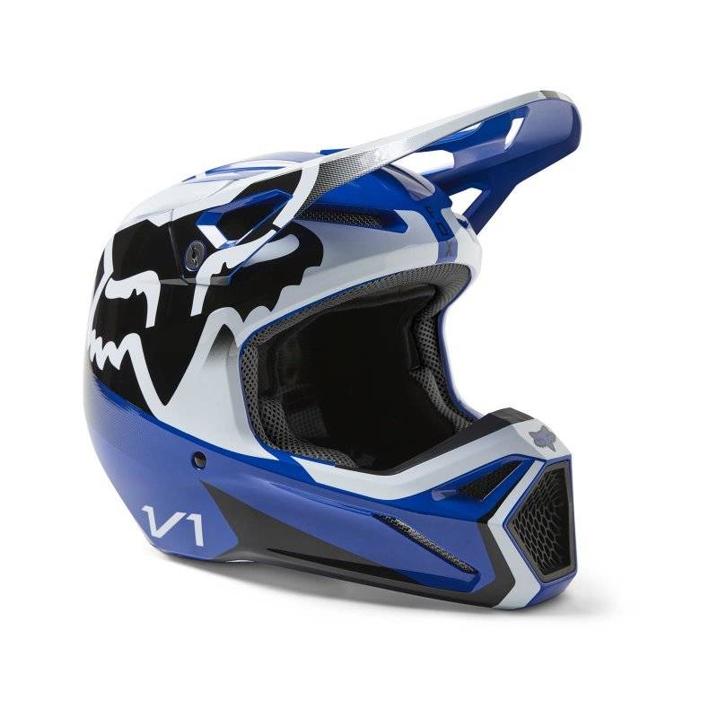 Fox V1 Leed Helm Dot/Ece Blue von Fox