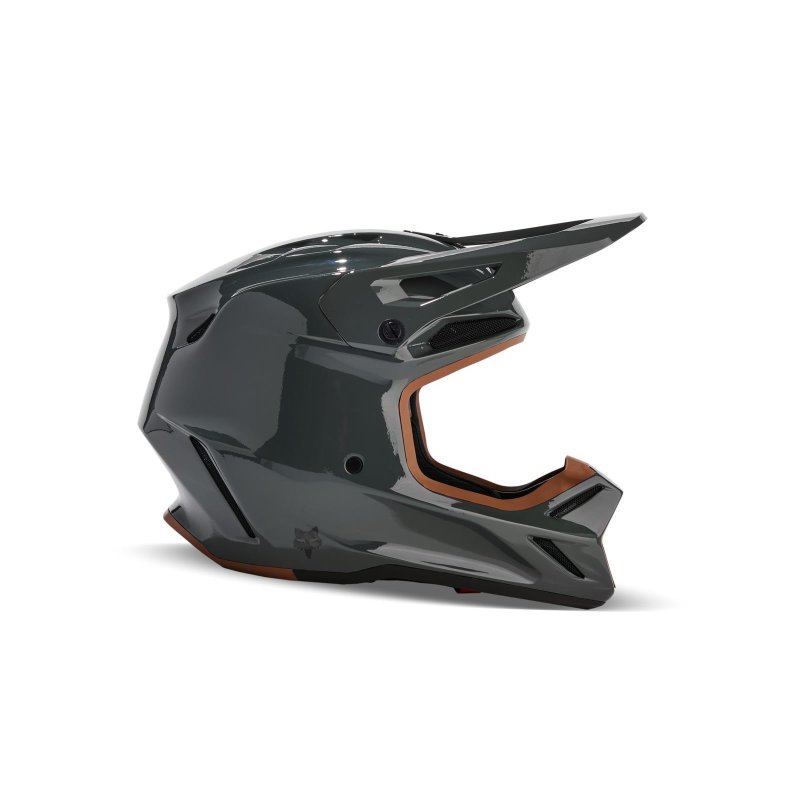 Fox V3 Rs Carbon Solid Helm [Drk Shdw] von Fox