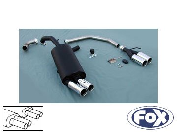 Fox VW053014-068 Endschalldämpfer Ausgang von Fox