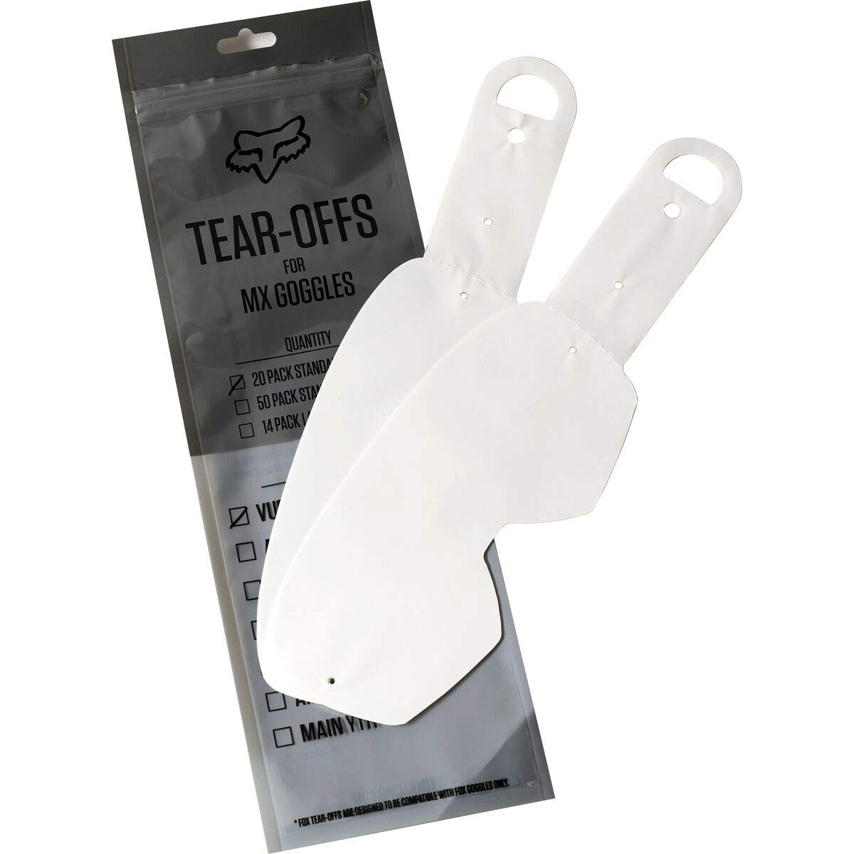 Fox Y-Airspace/Main Ii Std Tear Off Clear Fox Y-Airspace/Main Ii Std Tear Off Clear von Fox