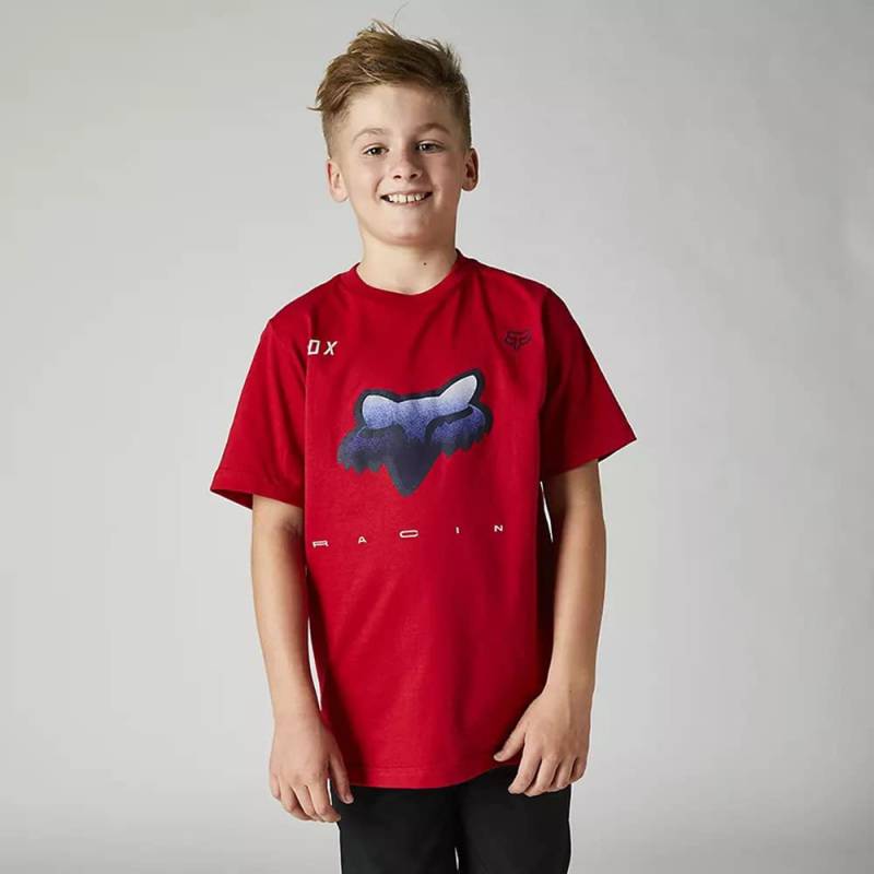 Yth Rkane Head Ss Tee Flame Red von Fox