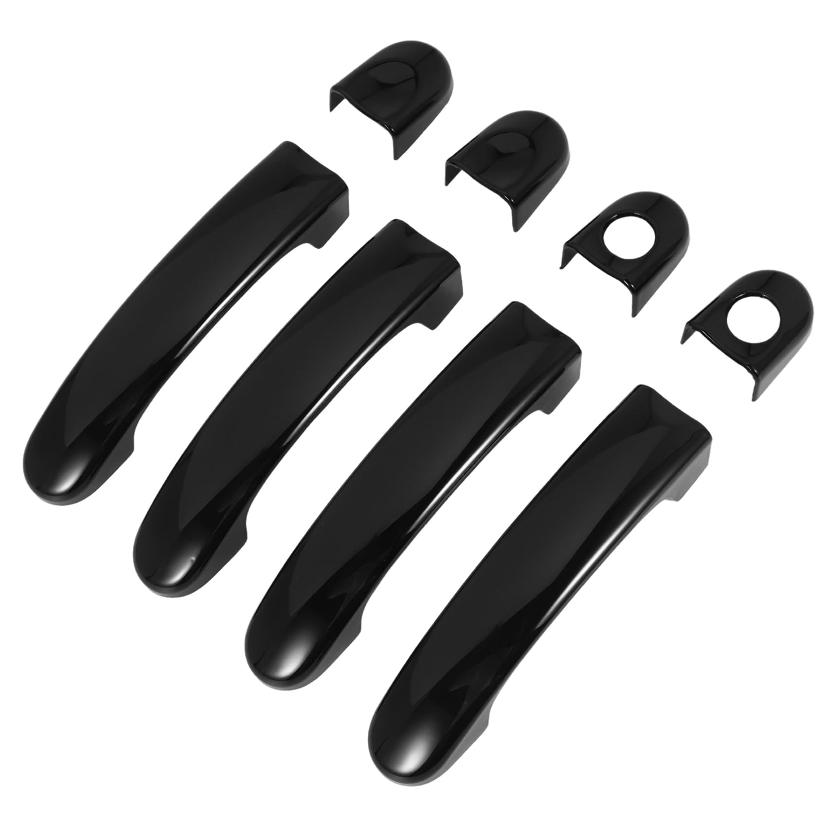 Fozriybefy 8 StüCk Set ABS Chrom TüR Abdeckungen Zierleiste für Transporter T5 T6 Van 2003-2015 Schwarz GläNzend Fozriybefy 8 StüCk Set ABS Chrom TüR Abdeckungen Zierleiste für Transporter T5 T6 Van 2003-2015 Schwarz GläNzend von Fozriybefy